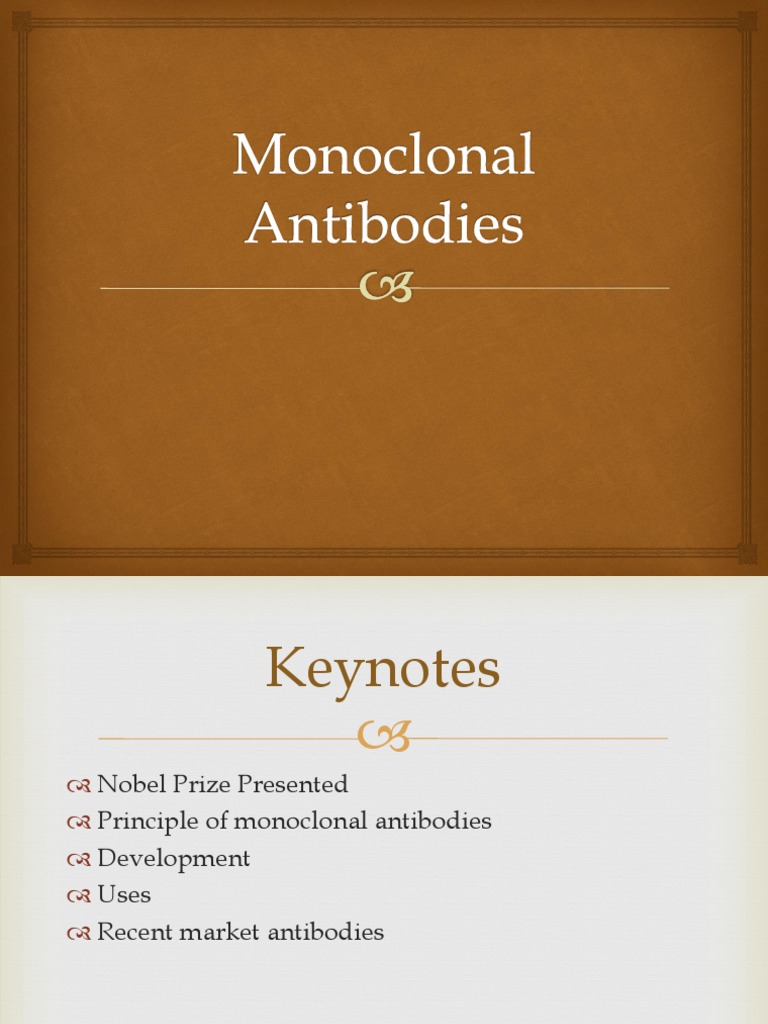 Monoclonal Antibodies | PDF | Monoclonal Antibody | Antibody