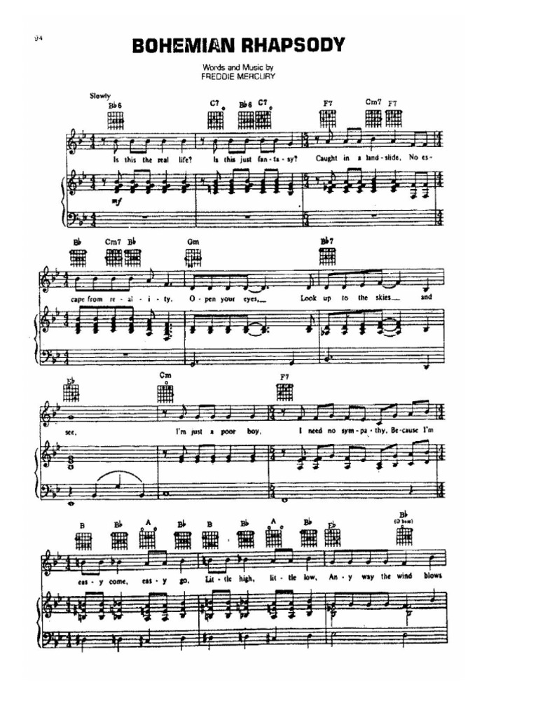 Parole De Bohemian Rhapsody En Francais 68070186-Bohemian-Rhapsody-Sheet-Music.pdf