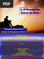 MCC Escola 01 - O Homem Em Busca de Deus