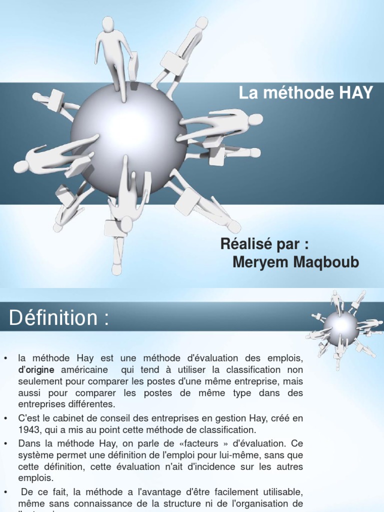 Méthode Hay Définition | Methode Hay De Classification – HXOYR
