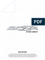 Perodua Bezza Quick User Guide