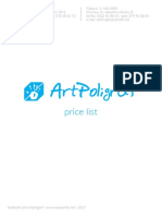 PriceList - Art Poligraf