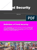 Food Security - Final Policy Presentation - Sumpter Dass Ricardo 2