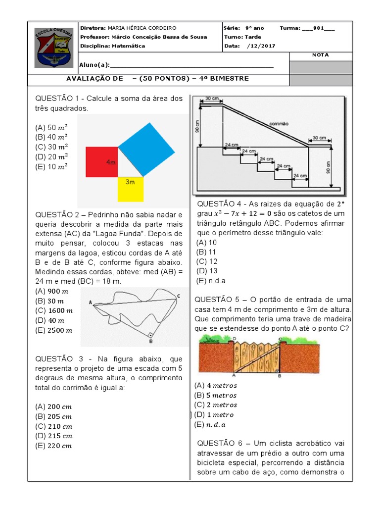 Apostila Sp Faz Escola 4 Bimestre 9 Ano