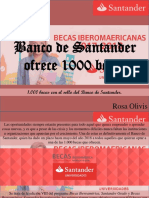 Rosa Olivis - Banco de Santander Ofrece 1000 Becas