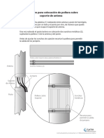 Pollera Cubre Soporte de Antena