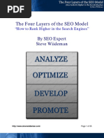 The Four Layers of The SEO Model: by SEO Expert Steve Wiideman