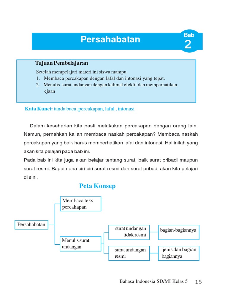 Bahasa Indonesia Sd Mi Kelas 5 Bab 2