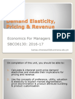 Unit 5 Elasticity Pricing Revenue 