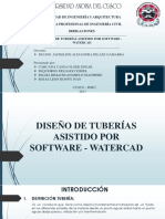 Diseño de Tuberias Watercad