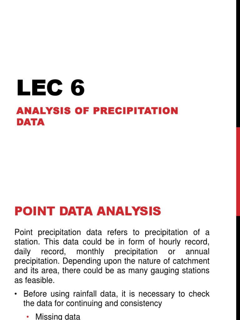 Precipitation Data Analysis Techniques | PDF | Drainage Basin | Contour ...