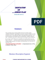 Presentation ON Business Plan: Course Code: MGT.314