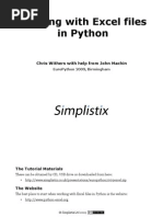 Download Python Excel by vasalx SN36730515 doc pdf