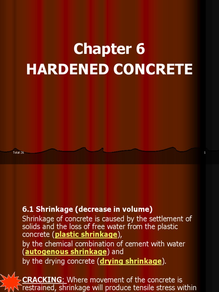 6 Hardened Concrete PDF Concrete Strength Of Materials