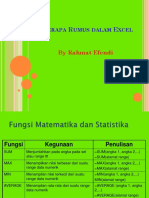 Rumus Dalam Excel by Rahmat Efendi