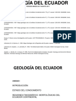 Geología Del Ecuador - 1