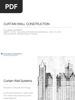 1207 2016 Curtain Walls Compressed Wall Precast Concrete