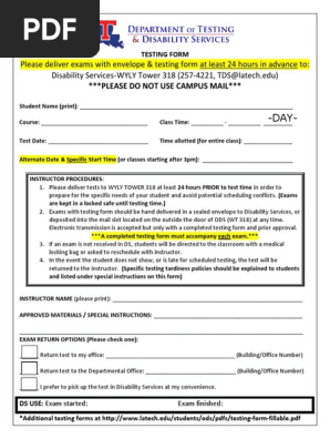 Testing Form Fillable