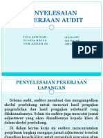 (PPT) Penyelesaian Pekerjaan Audit