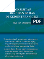 Keracunan Obat Dan Bahan Di Kedokteran Gigi Dan Pertolongannya