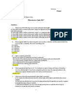 Microwaves Section Exam Solution 2017