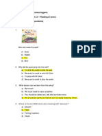 Tunjang Komunikasi - Bahasa Inggeris Standard Kandungan: BI 2.0 - Reading (5 Years) BI 2.4.2: Read Texts Independently