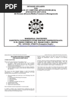 Download BCA Final Syllabus 2007 10 by shri_420raju84 SN36731776 doc pdf