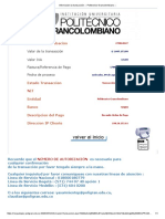 Informacion La Transacción Politecnico Grancolombiano