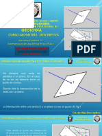 Sesion-17 Interseccion de Recta y Plano