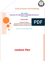 SUST CEE-405 Structure VI Elements Building Structures Lecture 5 Problem 9 Column Load Calculation