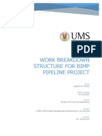 Work Breakdown Structure For Bimp Pipeline Project: Luqman Bin Osman
