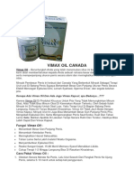 Vimax Oil