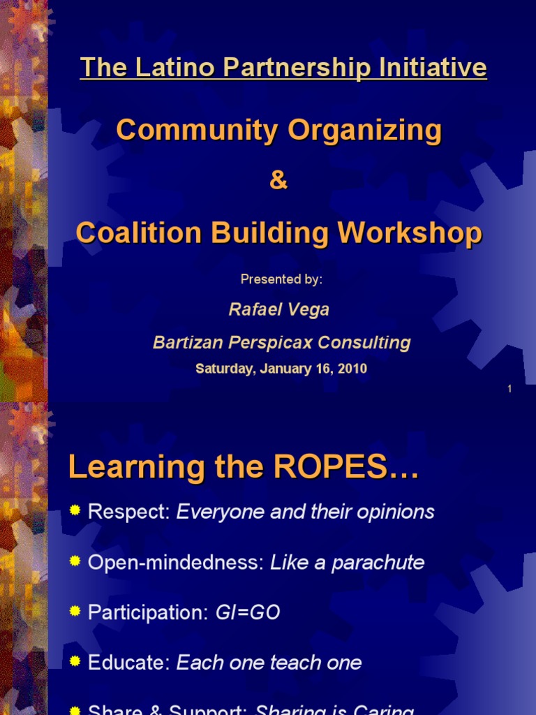 Latino Coalition Building Workshop Guide | PDF | Community | Cognition