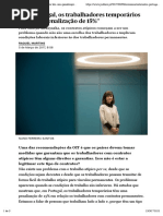 “Em Portugal, os trabalhadores temporários têm uma penalização de 15%” - PÚBLICO