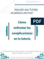 Complicaciónes Tutoría