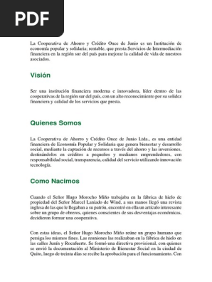 Parte De Informe Practicas Cooperativa Institucion Essai