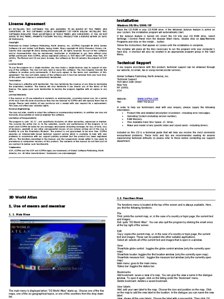 Manual PDF | PDF | Installation (Computer Programs) | Map