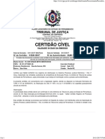 Certidão Negativa PJe TJPE