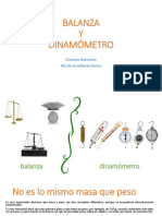 BALANZA y Dinanometro