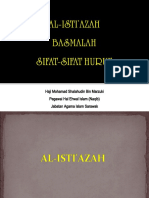 Istiazah,Basmalah,Sifat Huruf