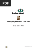 Shoal Island Emergency Response Team Plan