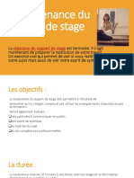 La Soutenance Du Rapport de Stage