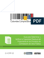 Guía para Determinar y Verificar la Capacidad Residual del Proponente en los Procesos de Contratación de Obra Pública.pdf