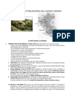 Los primeros pobladores del mundo andino: el Perú antiguo o autónomo