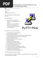 10 PuTTY PLINK Examples To Automate Remote Linux Commands From Windows Batch Files