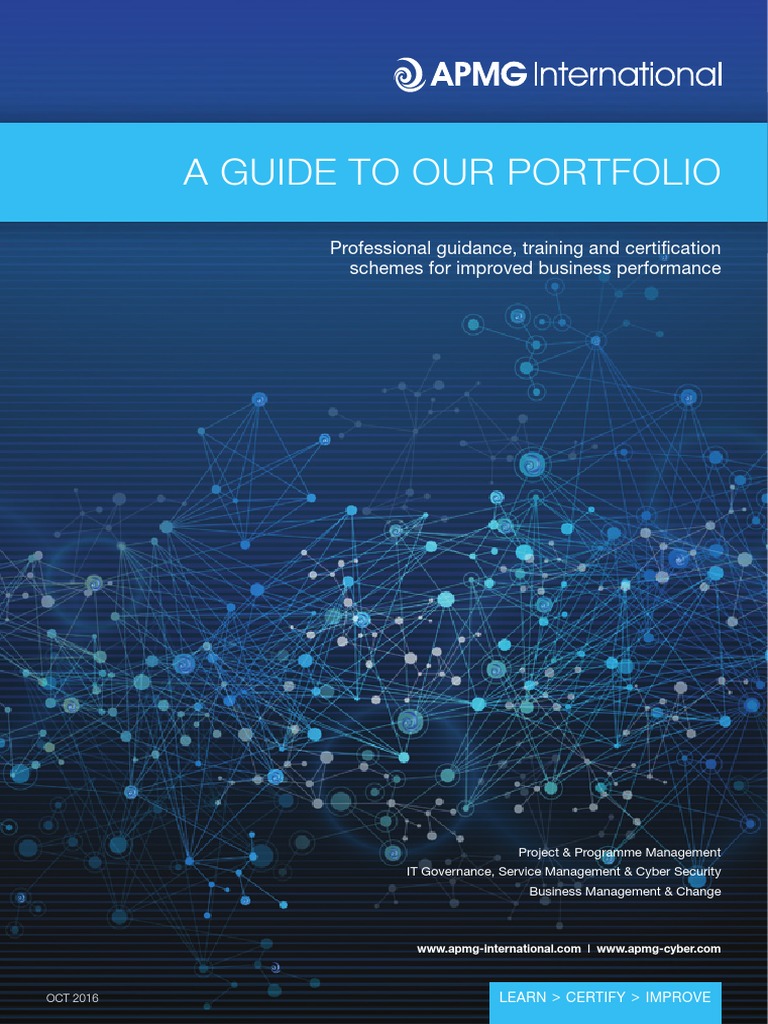 APMG Qualifications Catalogue | PDF | Public–Private Partnership ...