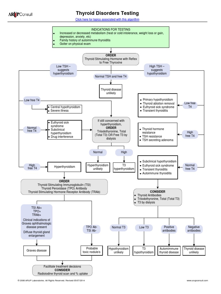 Thyroid Disorders Testing Algorithm | Thyroid Disease | Thyroid