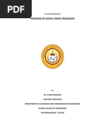 EC6502 Principles of Digital Signal Processing