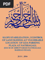 Presentation on Slope Stability Near GDA Parking Plaza