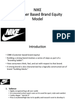 Nike Customer Based Brand Equity Model